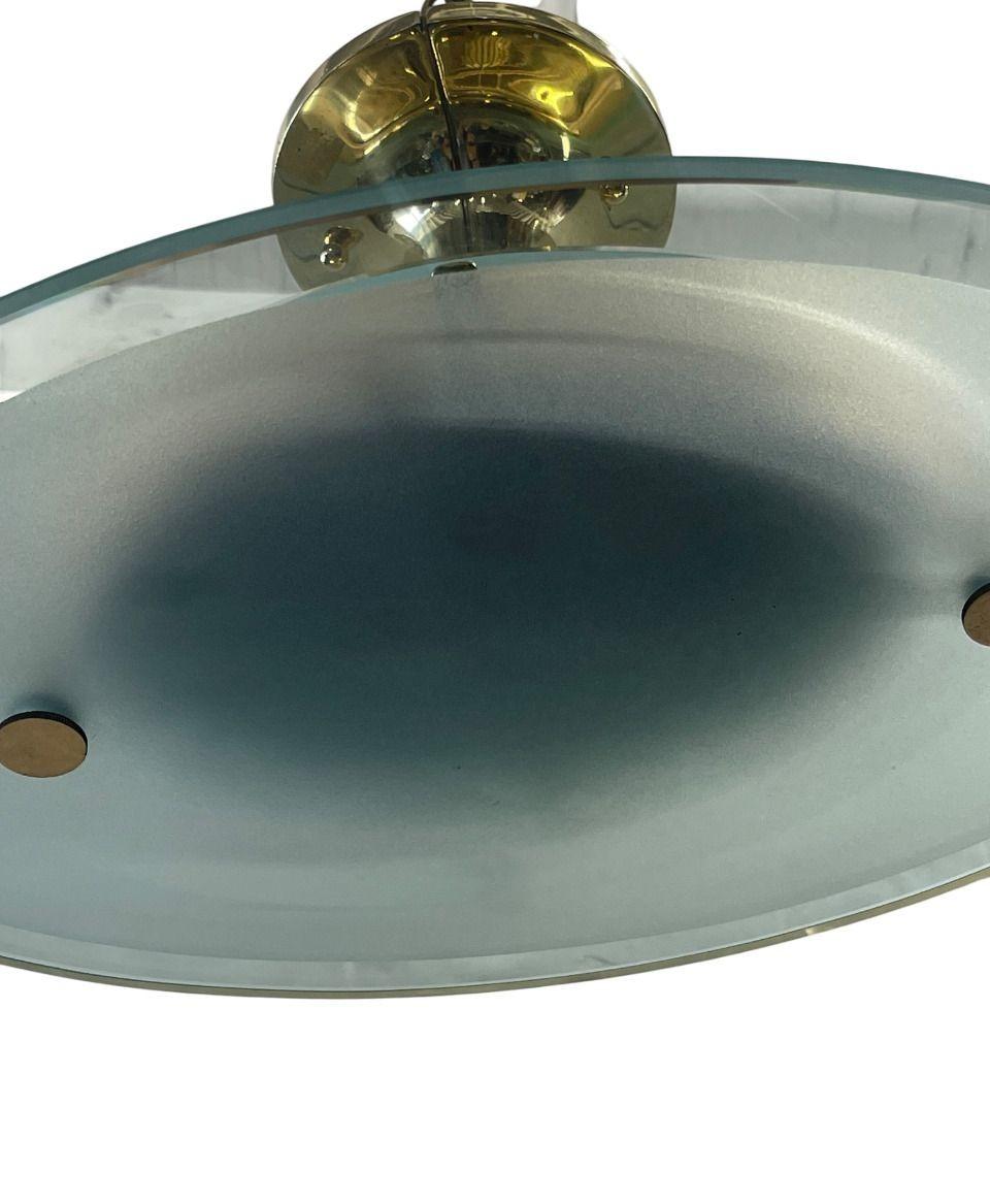 Empotrable / Colgante Italiano Atribuido a Max Ingrand para Fontana Arte, Años 60 mediados del siglo XX en venta