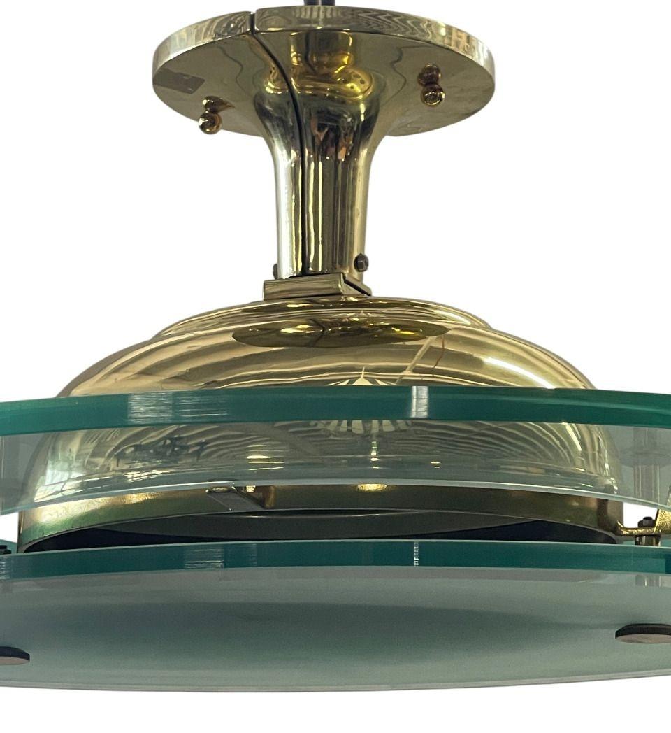 Empotrable / Colgante Italiano Atribuido a Max Ingrand para Fontana Arte, Años 60 en venta 1