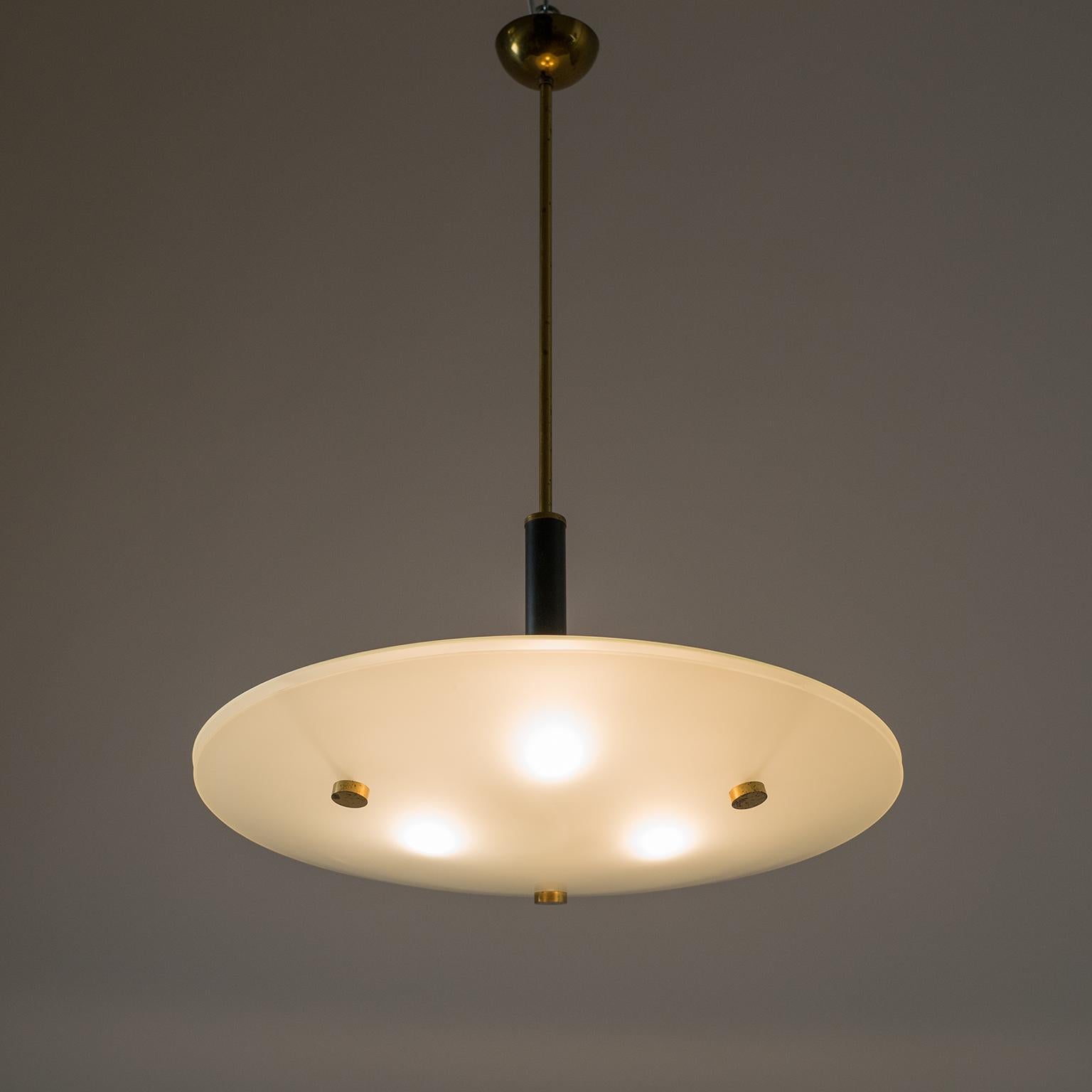 Italian 'Flying Saucer' Chandelier, circa 1960 7