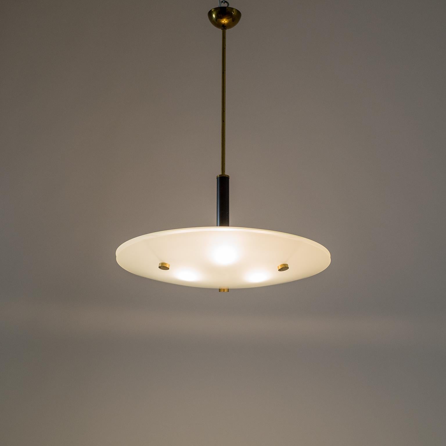 Italian 'Flying Saucer' Chandelier, circa 1960 8