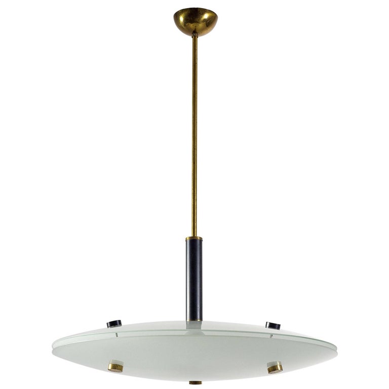 Italian 'Flying Saucer' Chandelier, circa 1960 For Sale at 1stdibs