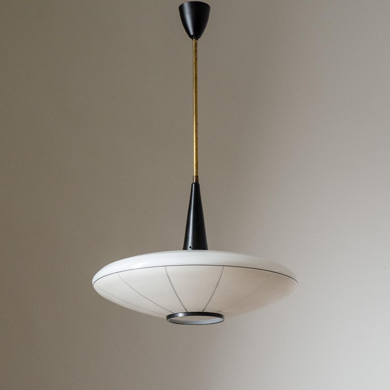 Classic Italian ceiling light from the 1950s. The 