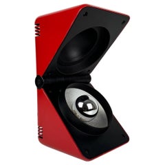 Lampe de table cubique rouge pliable de Fosnova, années 1970
