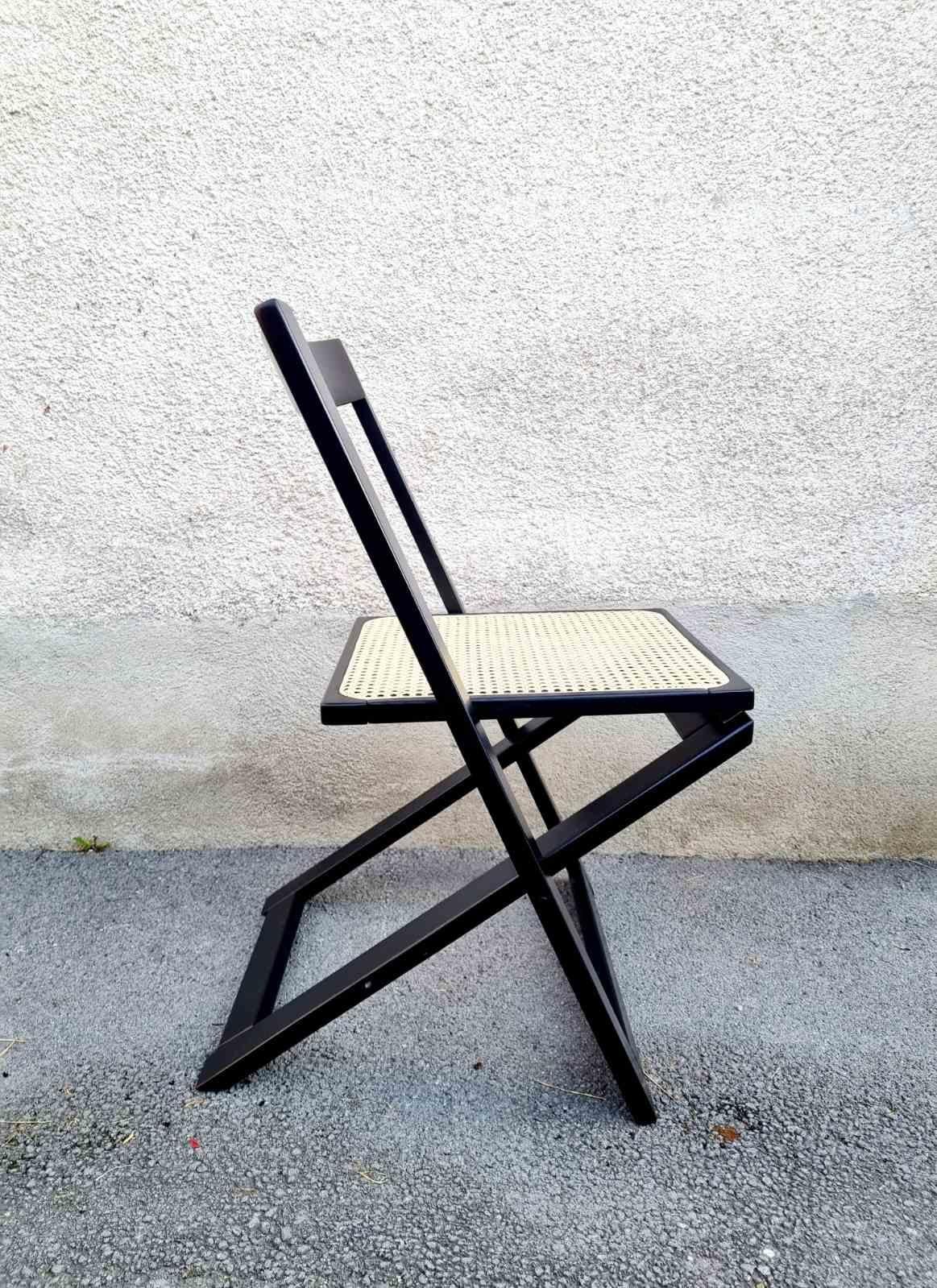 Silla plegable italiana de Aldo Jacober y Pierangela Daniello para Bazzani, Italia en venta 3