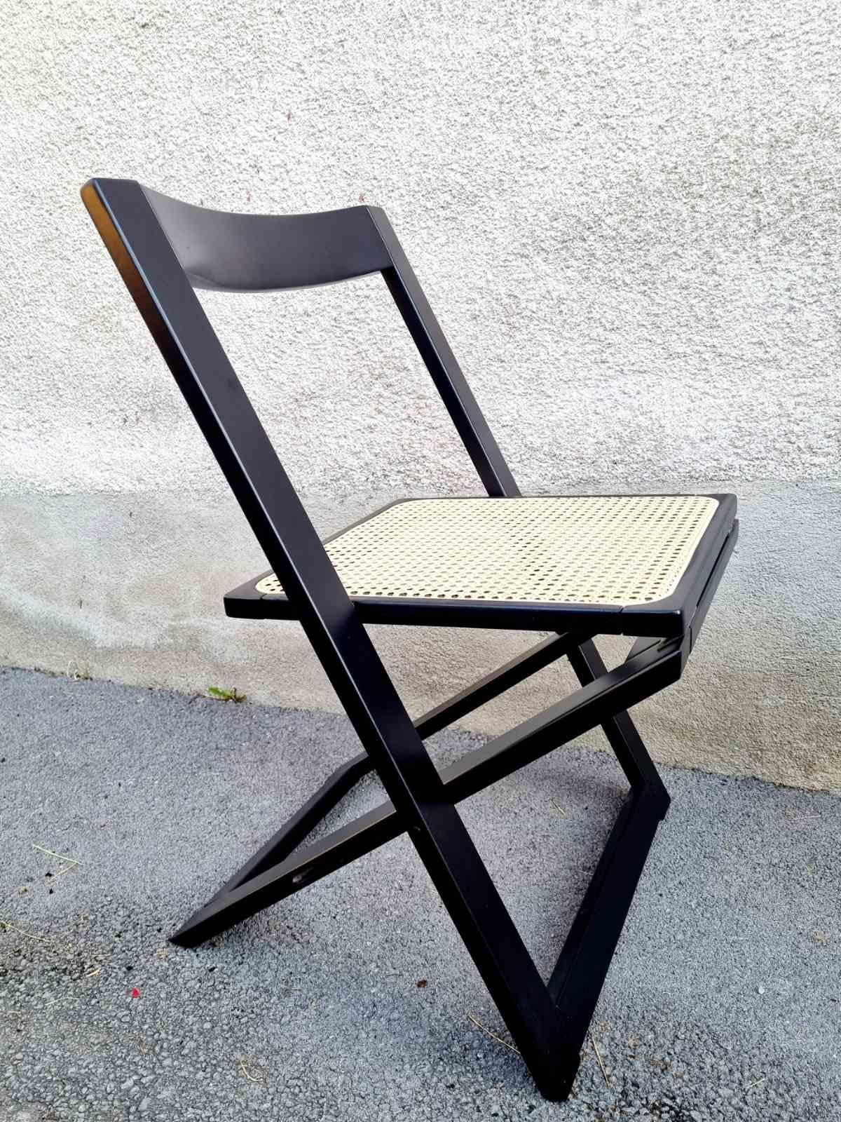 Silla plegable italiana de Aldo Jacober y Pierangela Daniello para Bazzani, Italia Italiano en venta