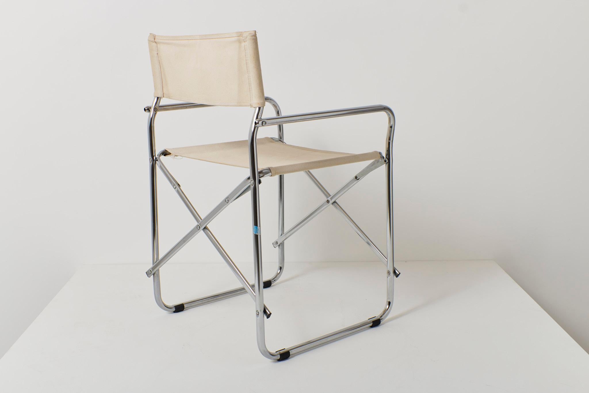 Mid-Century Modern Italian Folding Chair For Sale