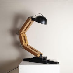 Italian Folding Table Lamp Vertebra from the Sixties