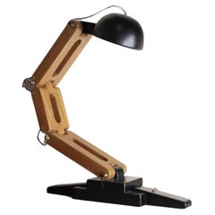 Italian Folding Table Lamp Vertebra from the Sixties