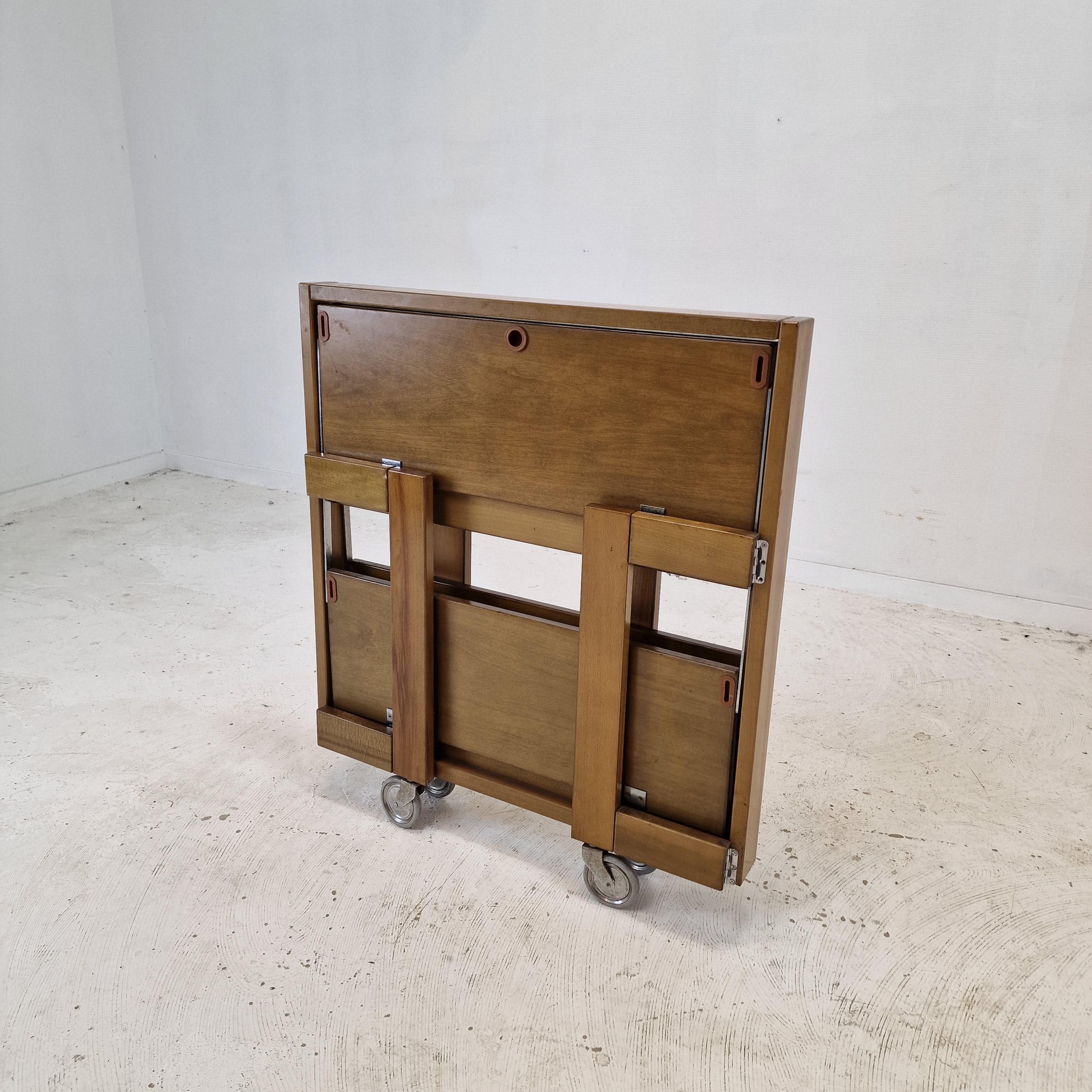 Italian Folding Trolley by Carrello Tobia for Ciatti Brevettato, 1960's For Sale 6