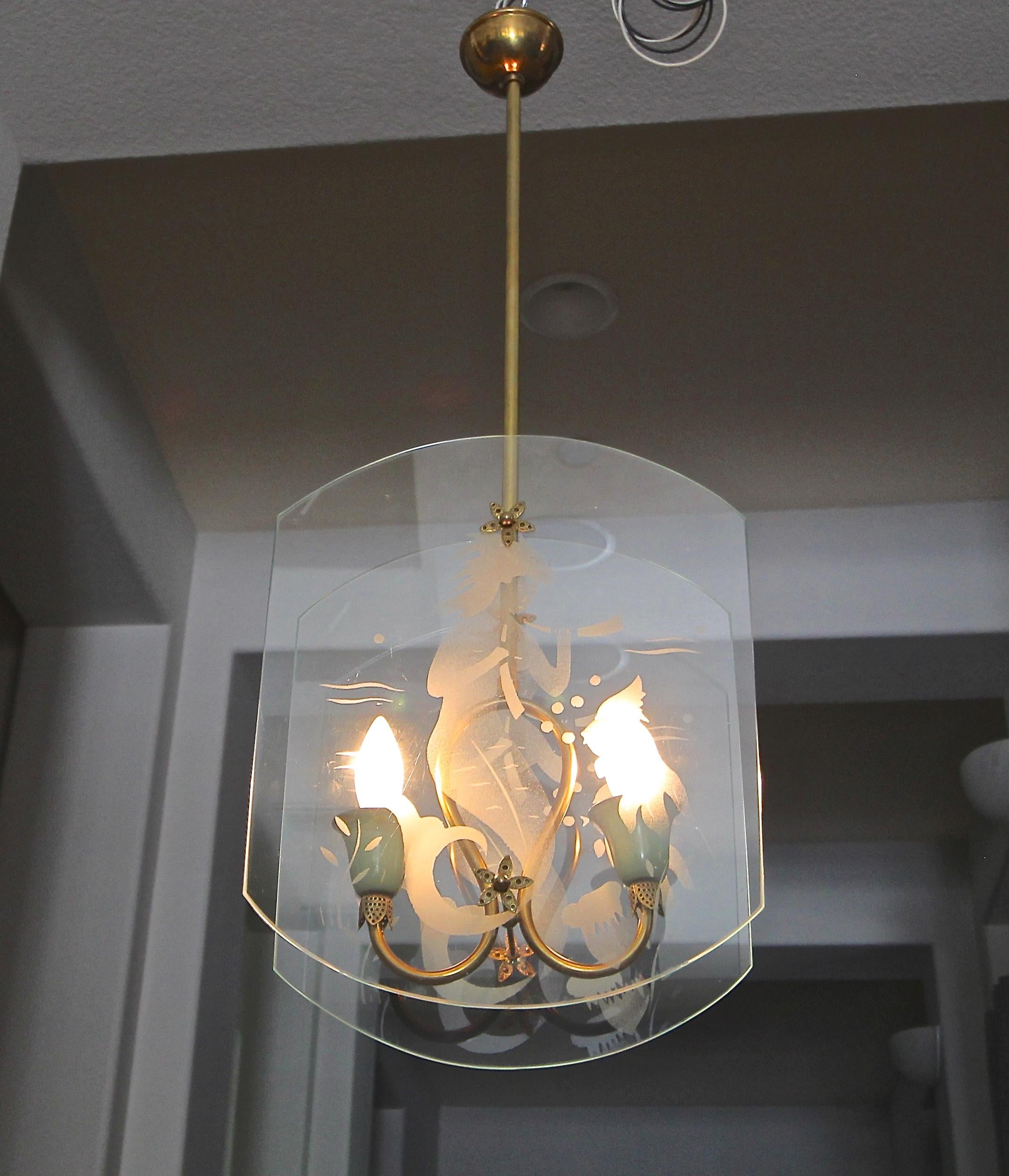 mermaid ceiling light