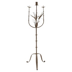 Italian Forged Iron Candelabra