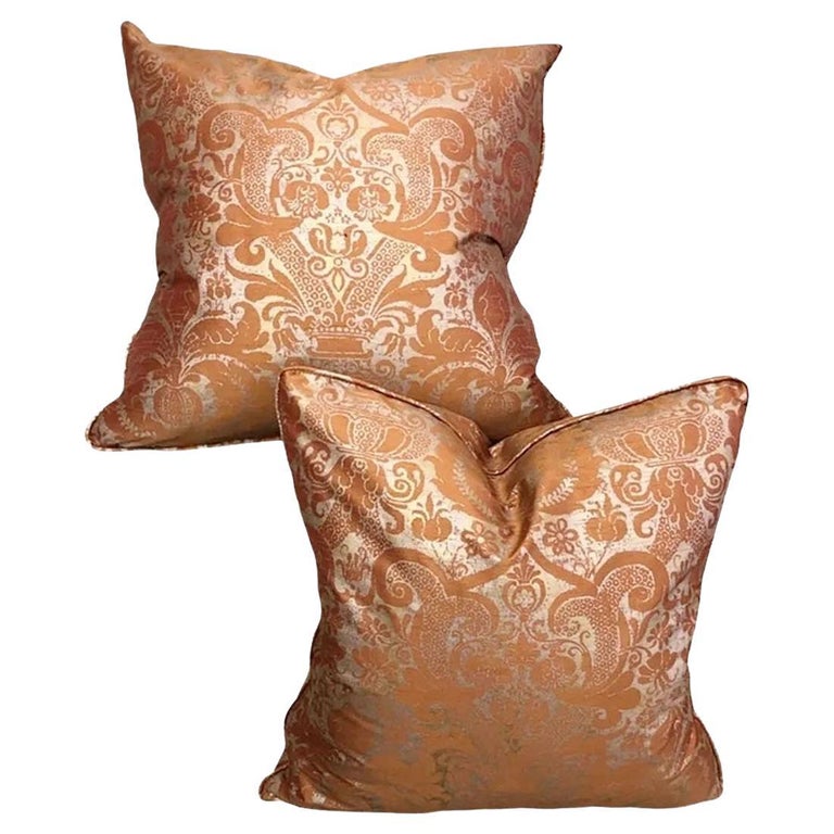 Italian Fortuny Pillows at 1stDibs