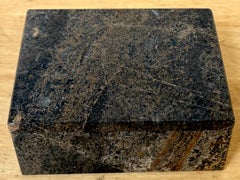 Italian Fossil Marble (Lumachella) Specimen Stone Box, Circa 1960s