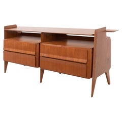 Mid-Century Sideboard or Dresser, four drawers, Italy 1950s