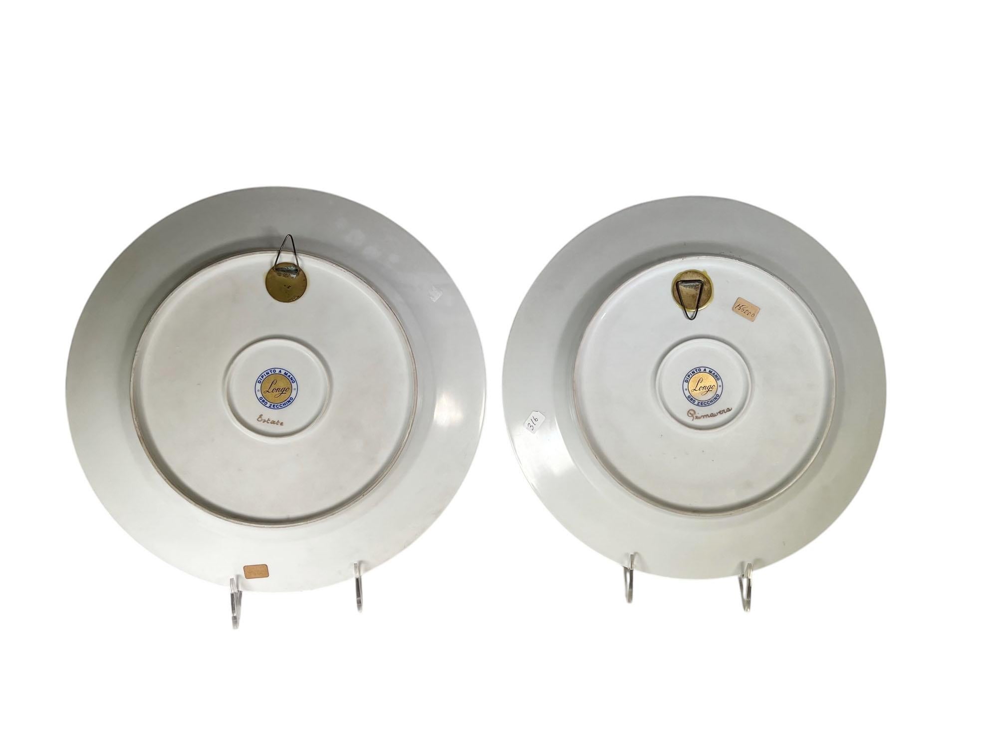 Platos Italianos Four Seasons by Longo Set de Cuatro en venta 5