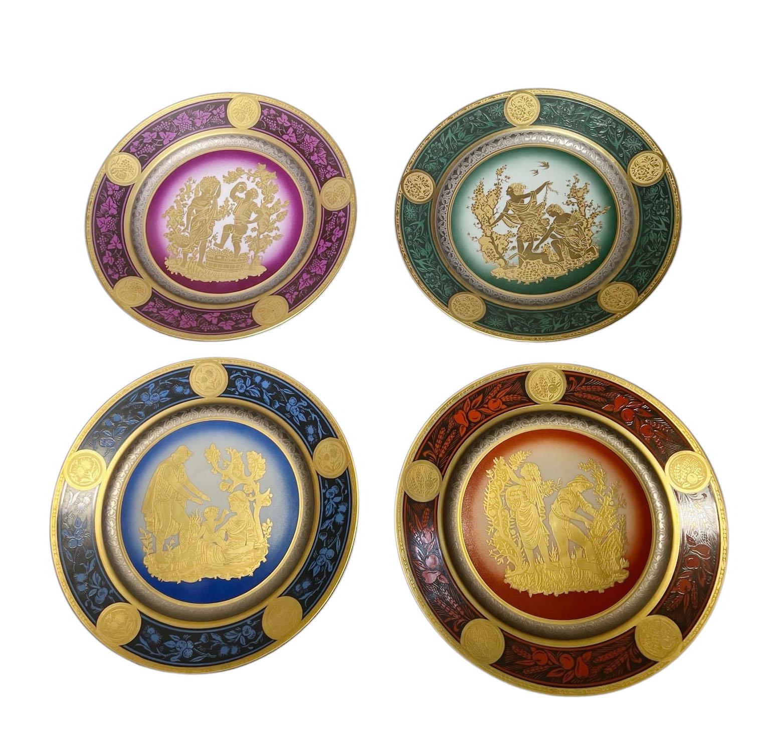 Platos Italianos Four Seasons by Longo Set de Cuatro en venta 4