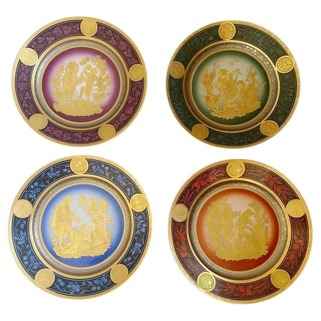 Platos Italianos Four Seasons by Longo Set de Cuatro en venta
