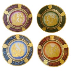 Italian Four Seasons Plates by Longo Set of Four