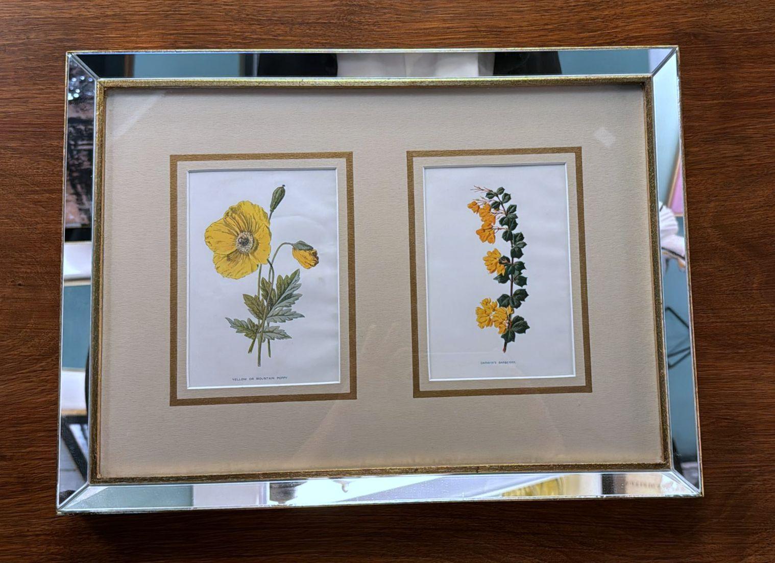 We kindly suggest reading the full description, as we aim to provide you with detailed technical and historical information to ensure the authenticity of our items. The frame enclosing the two prints is quite unique and unusual. It was recently