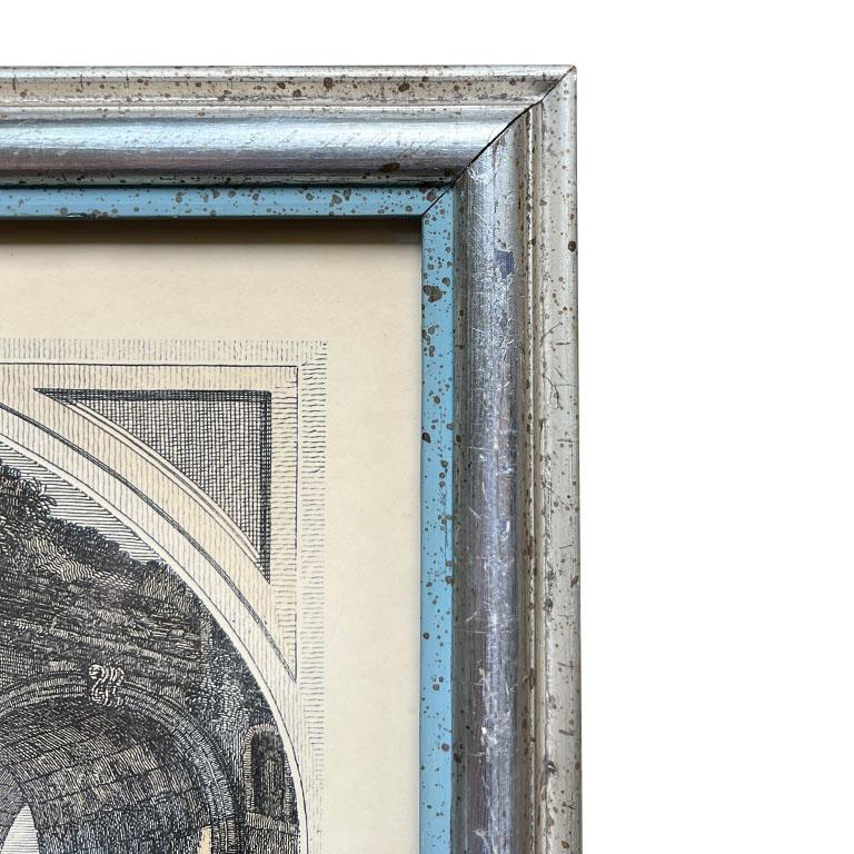 Lithographies ou gravures italiennes encadrées - Une paire de Borghese  en vente 6