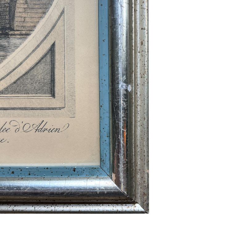20th Century Italian Framed Lithograph Prints or Etchings - A Pair by Borghese  For Sale