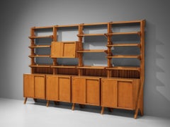 Italian Freestanding Library in Wood