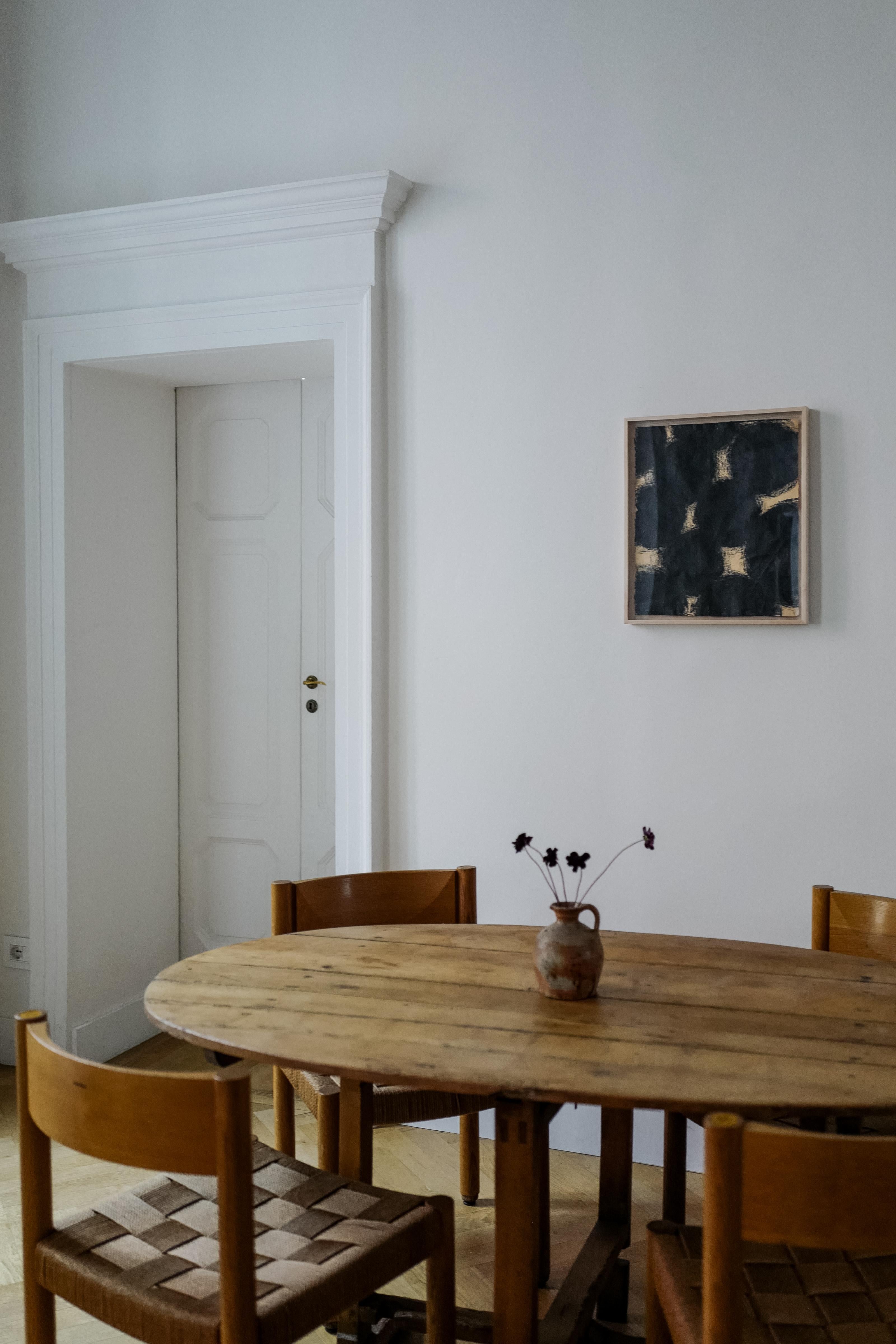 Table ovale à plateau basculant en pin d'alpage italien/français du XIXe siècle - Patine d'usage 4