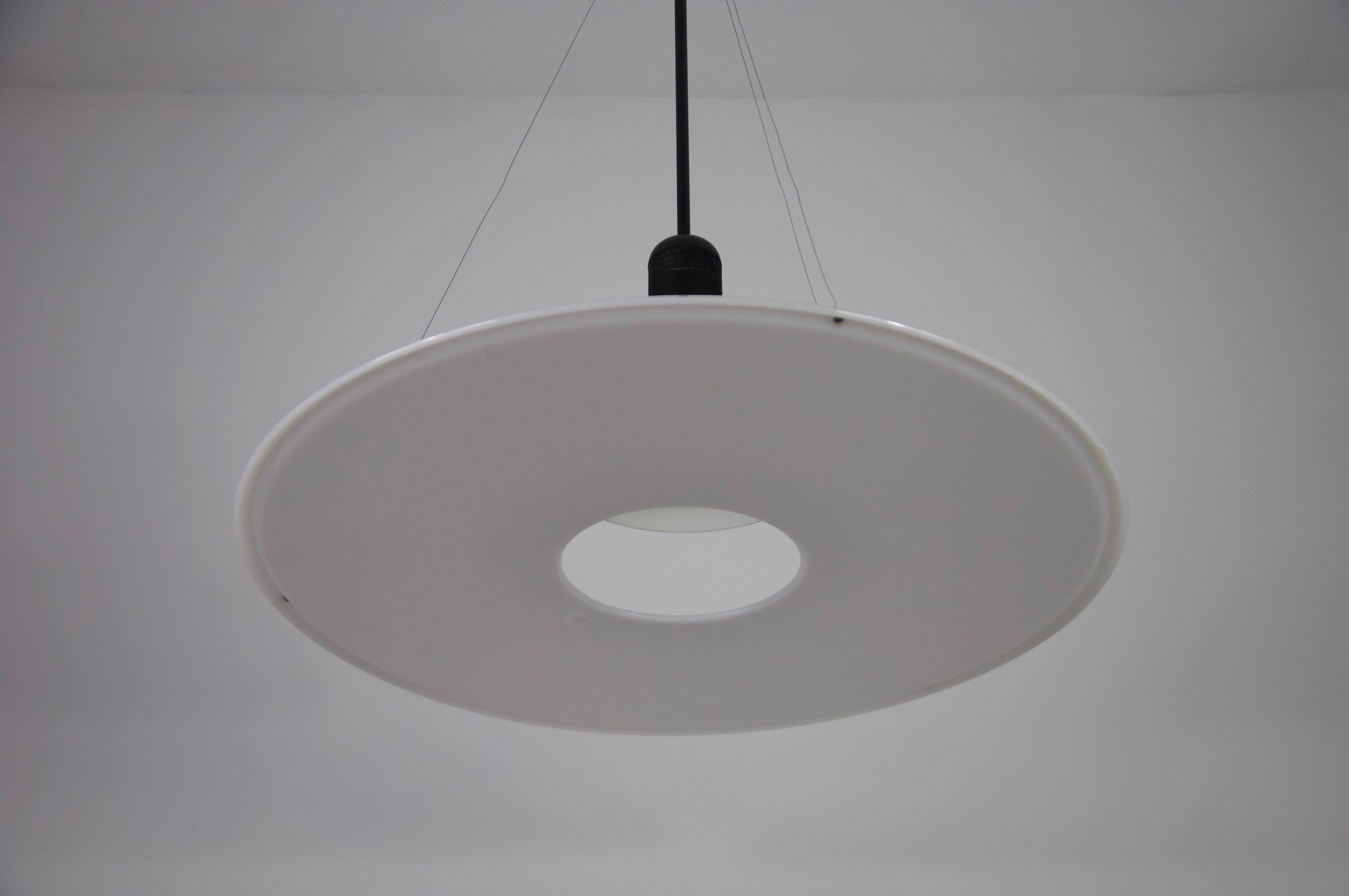 Italian Frisbi 850 Pendant Lamp by Achille Castiglioni for Flos, 1970s For Sale 4