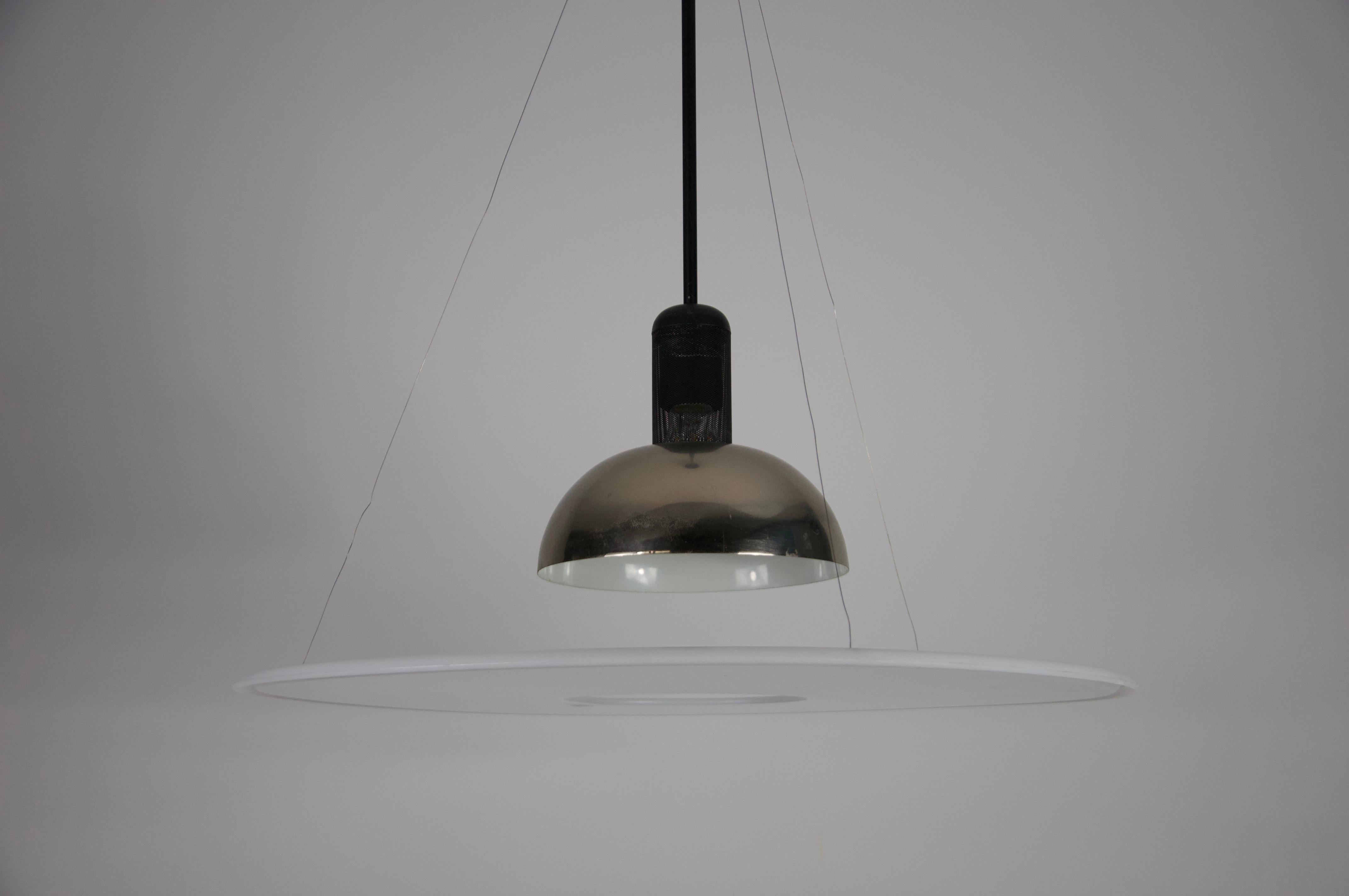 Italian Frisbi 850 Pendant Lamp by Achille Castiglioni for Flos, 1970s For Sale 1