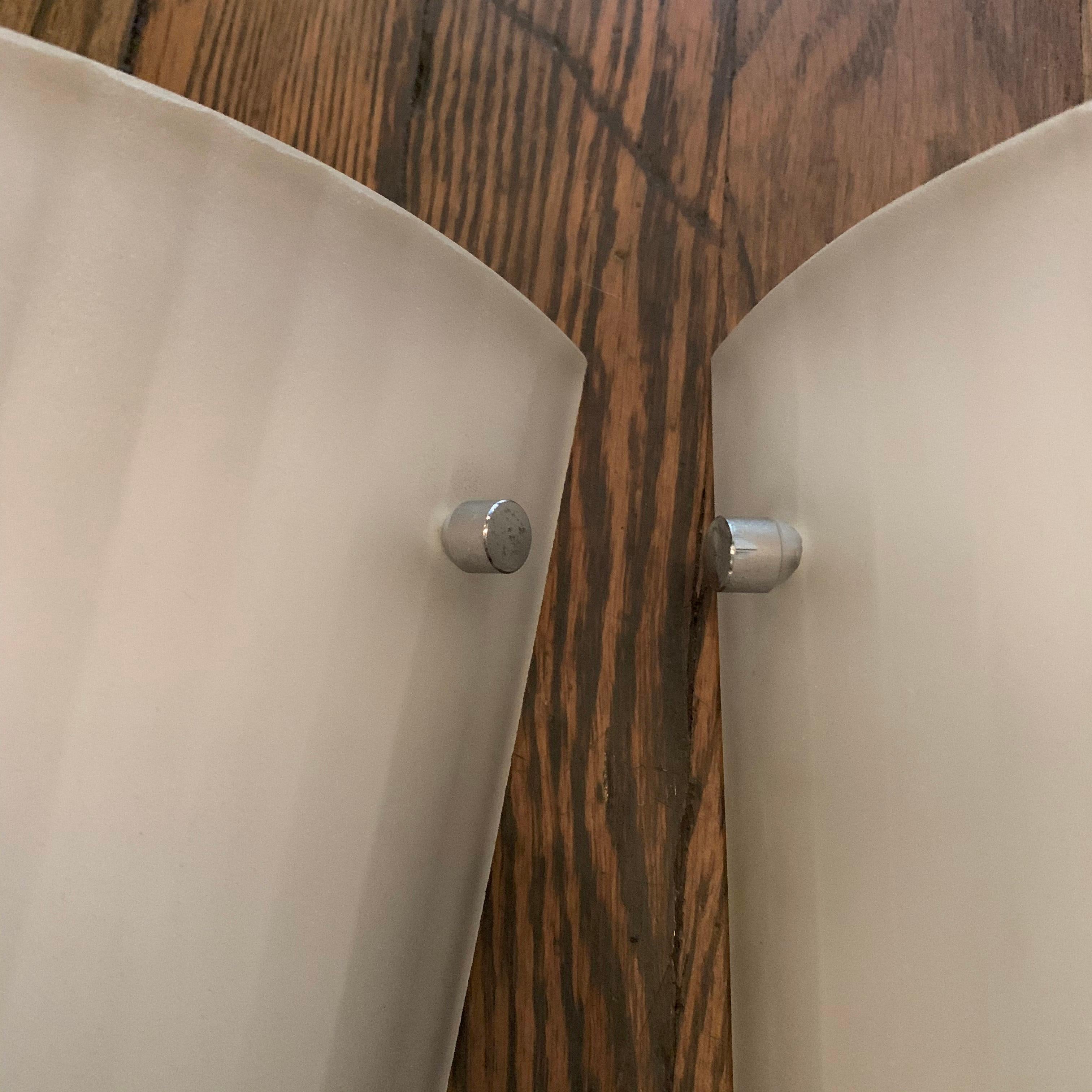 Metal Italian Frosted Glass Wall Sconce Lights by Rodolfo Dordoni for Artemide