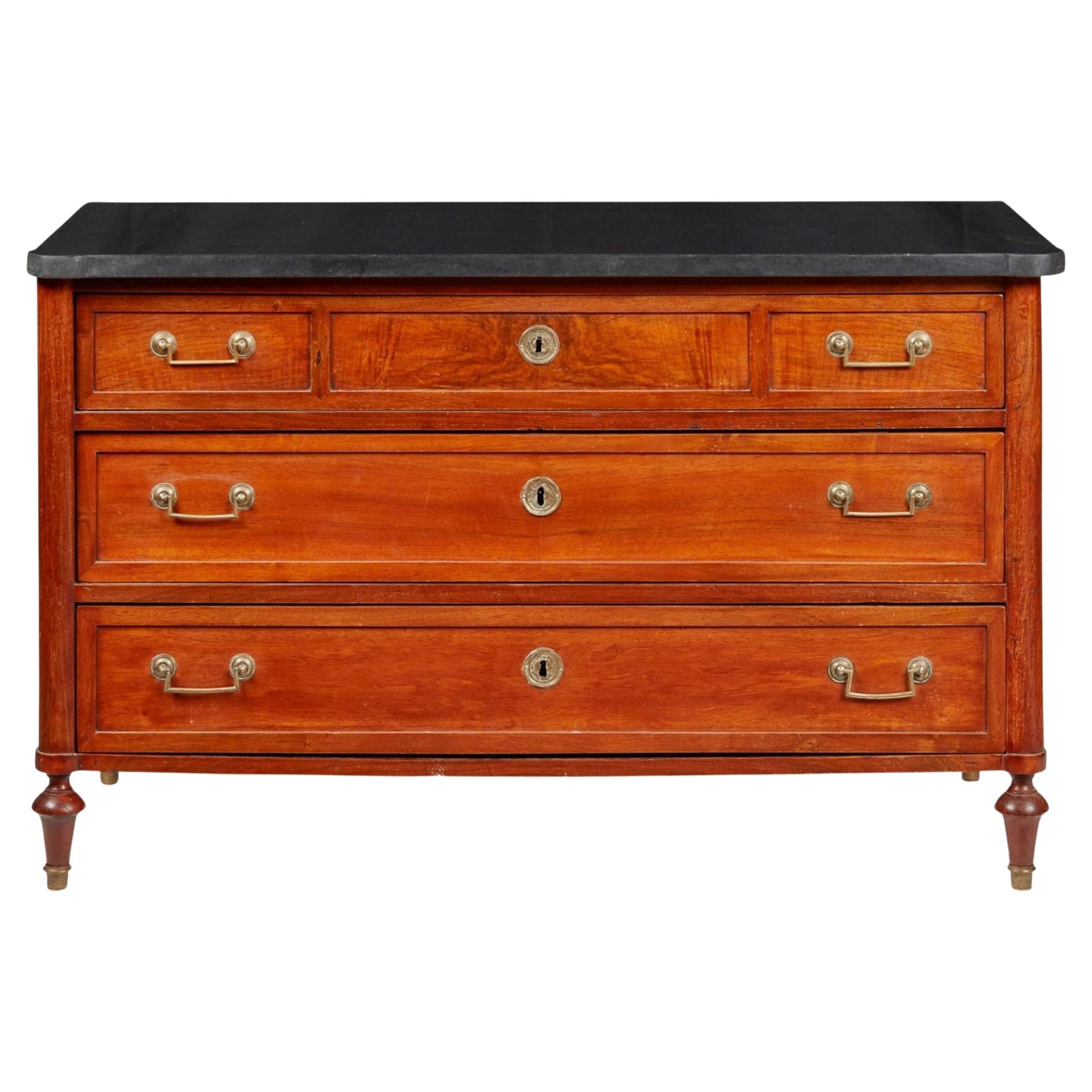 Italian Fruitwood Commode, Late 18th Century For Sale