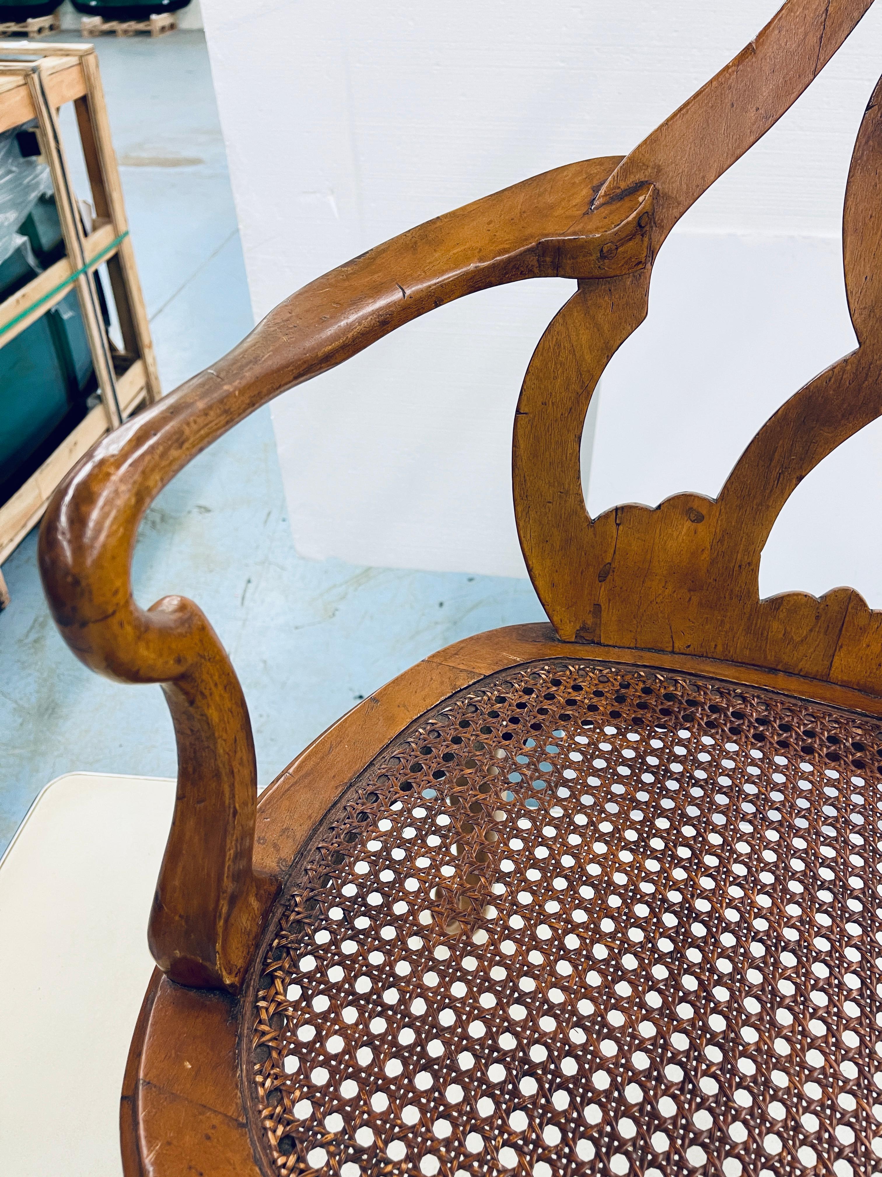 Italian Fruitwood Venetian Style Chair 12