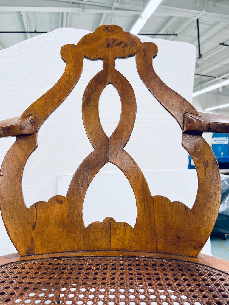 Italian Fruitwood Venetian Style Chair For Sale 27