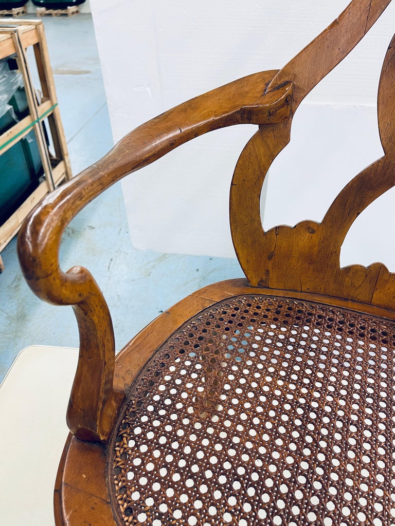 Italian Fruitwood Venetian Style Chair For Sale 28