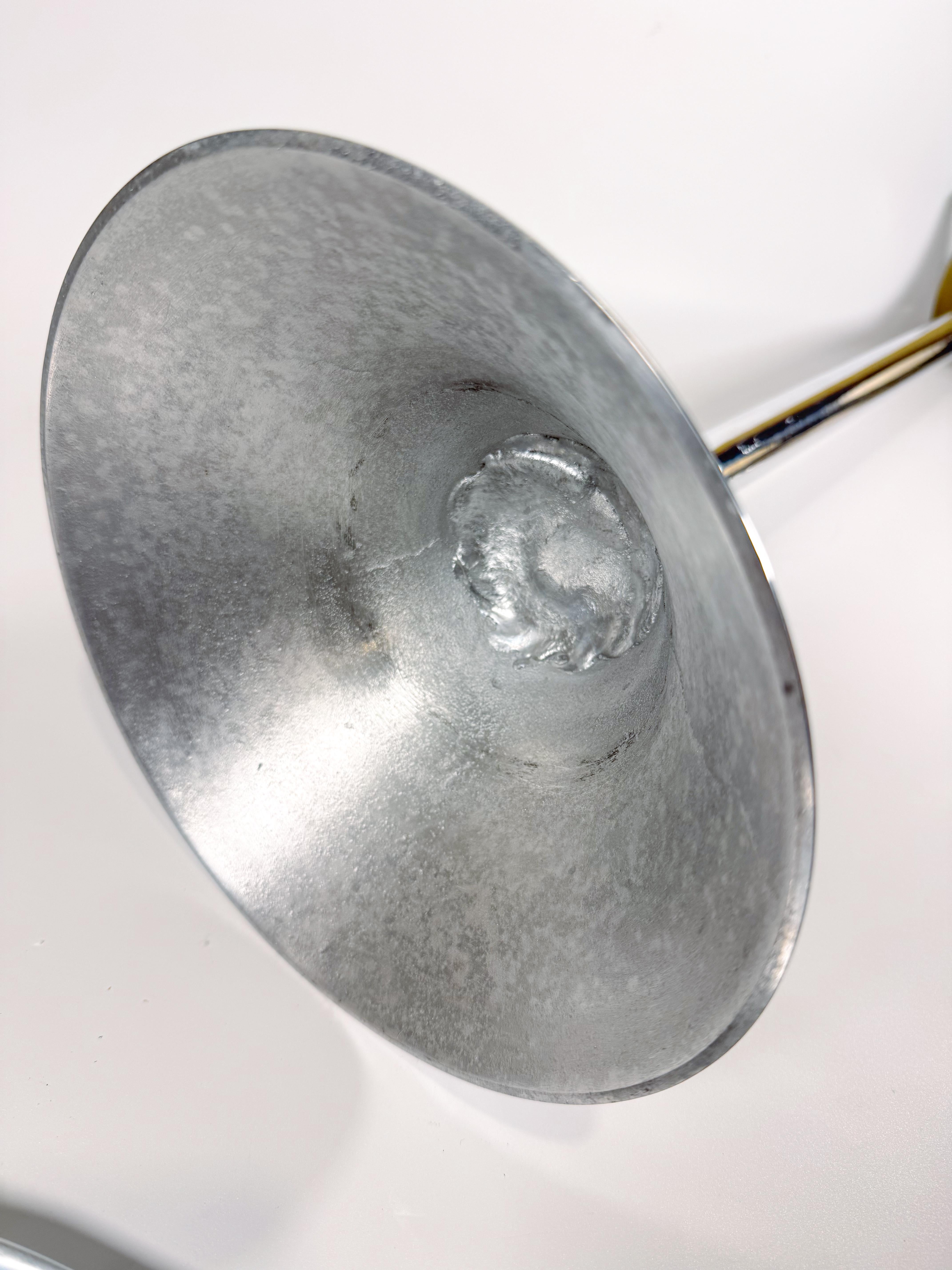 Set di 5 utensili da fuoco cromati 