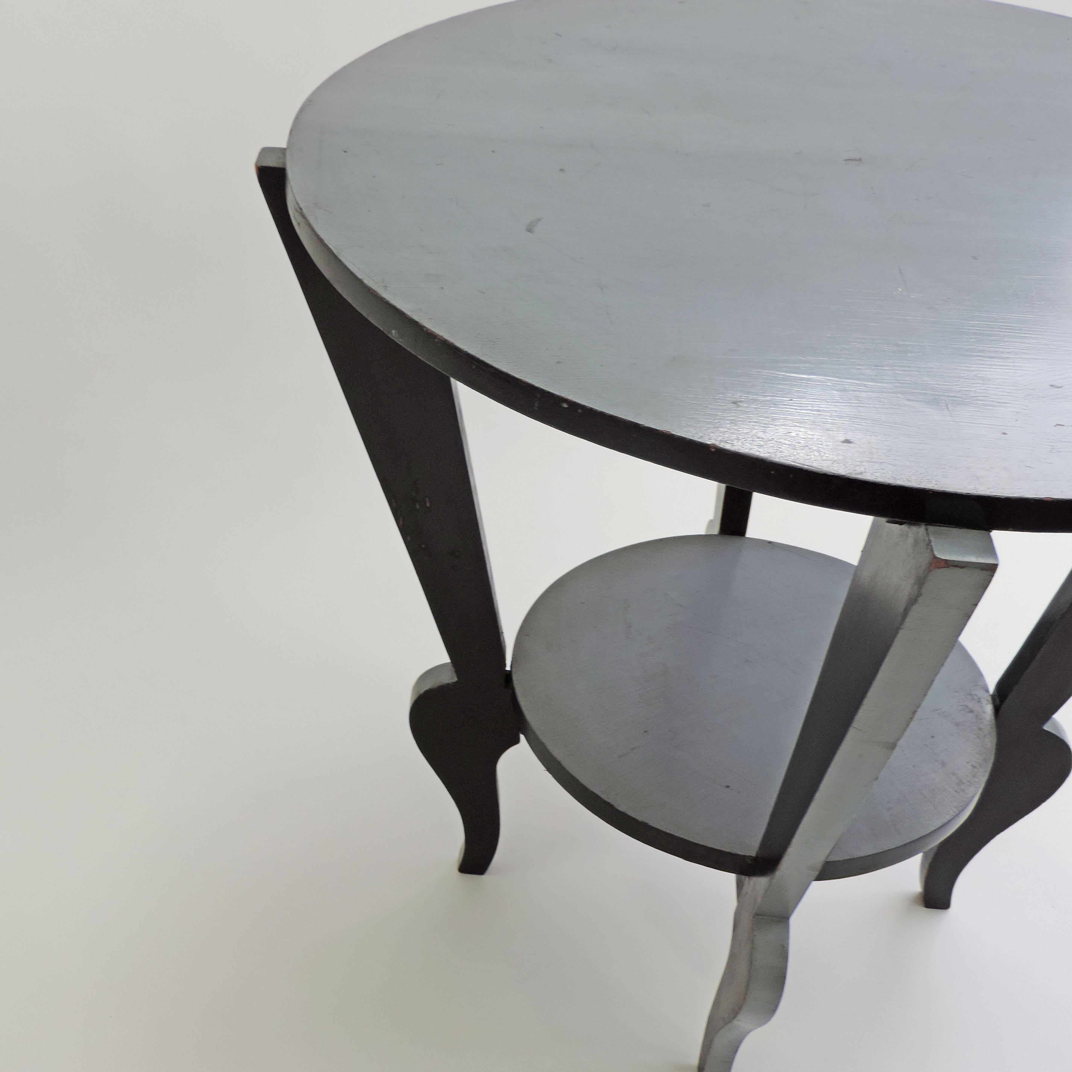Wood Italian 20th Century FUTURISMO Centre Table For Sale