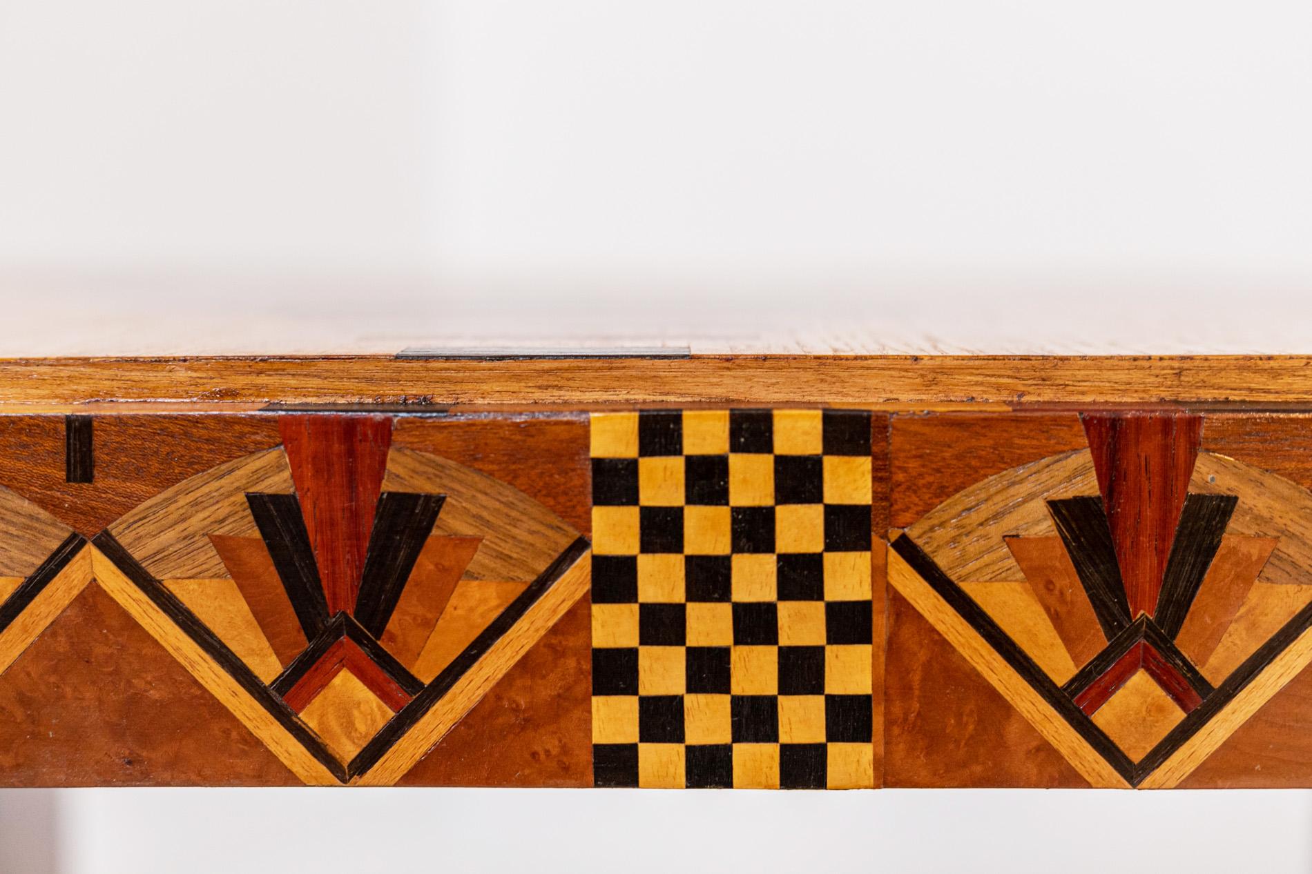 Modern Italian Futurist Table Mauro Varotti in Various Wood Essences