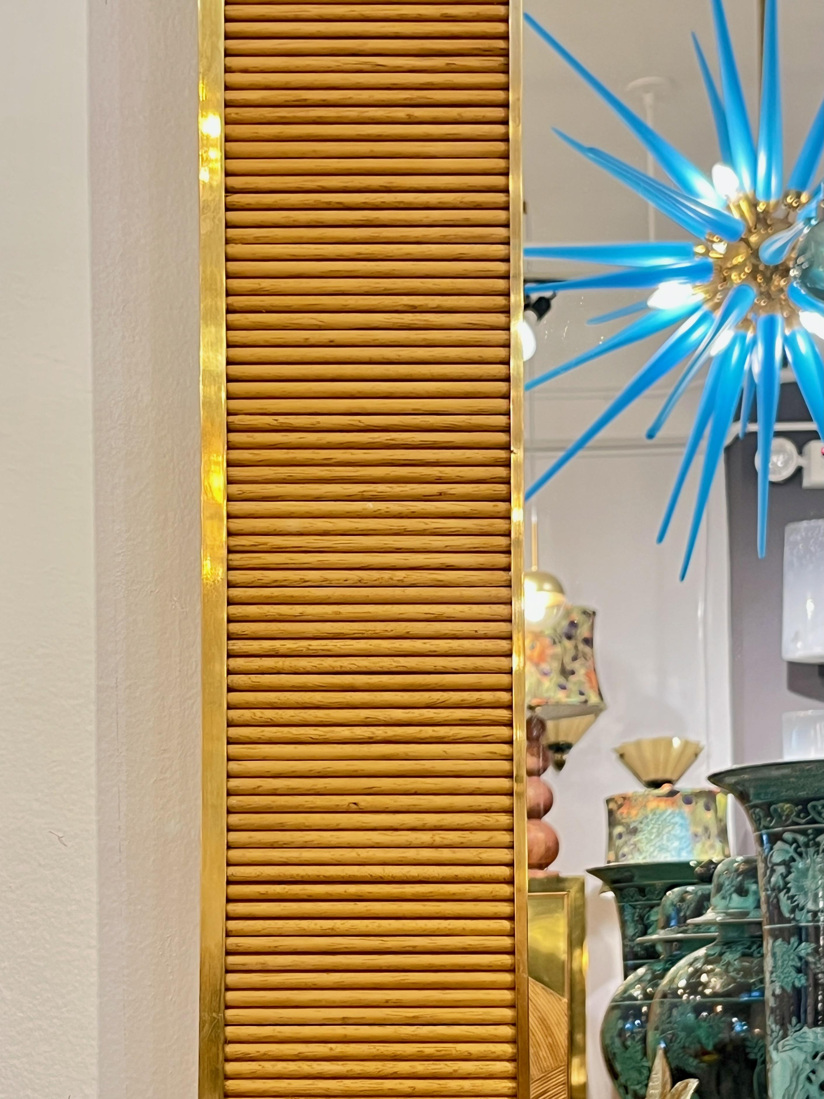 Specchio da terra in legno di design del Medioevo a tutta lunghezza In condizioni Nuovo in vendita a New York, NY