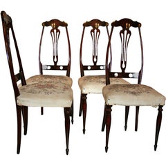 Italian Game Table Chairs