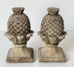 Italian Garden Stone Statuary Pineapple Finials or Copings - Individually Priced