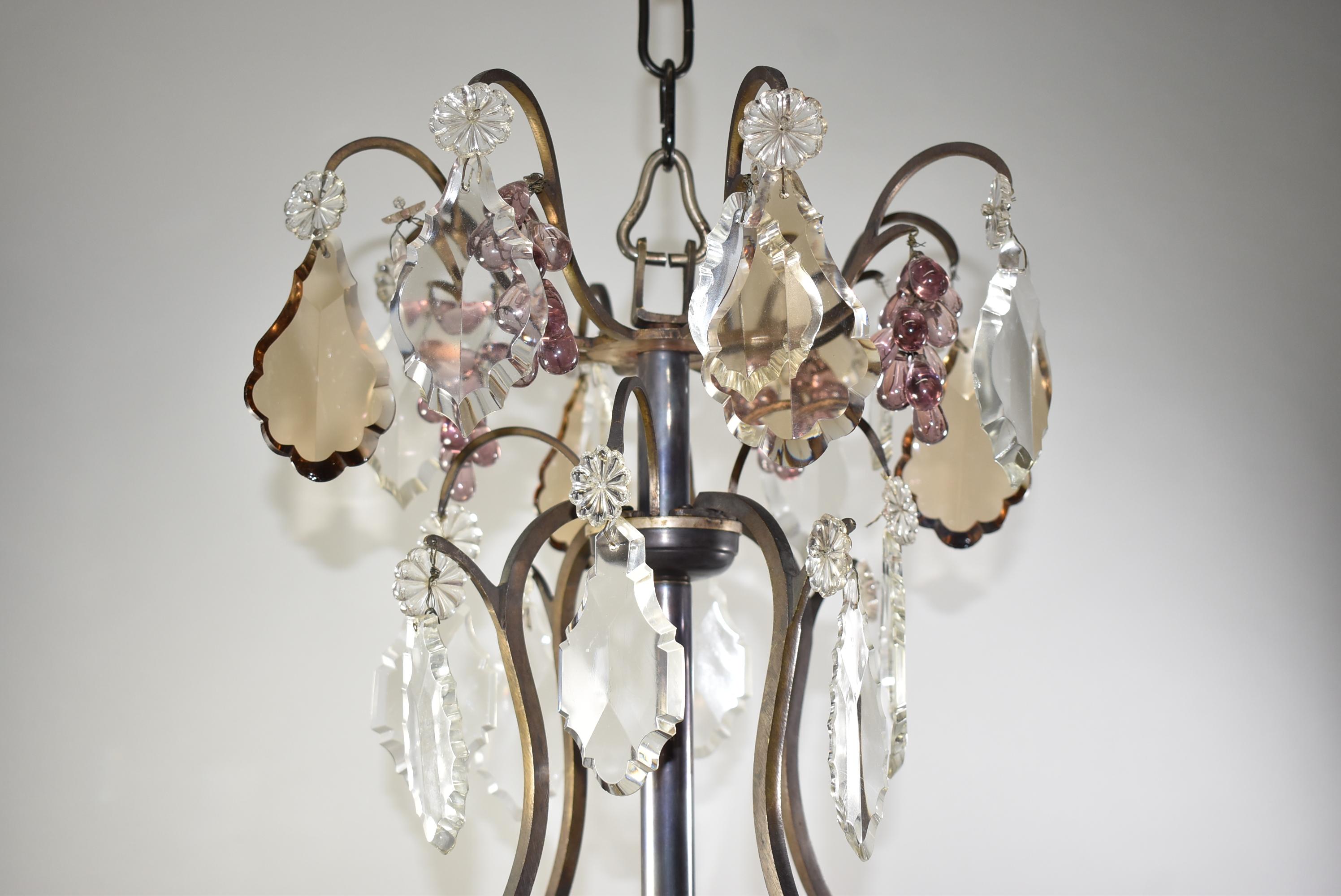 candle chandelier non electric