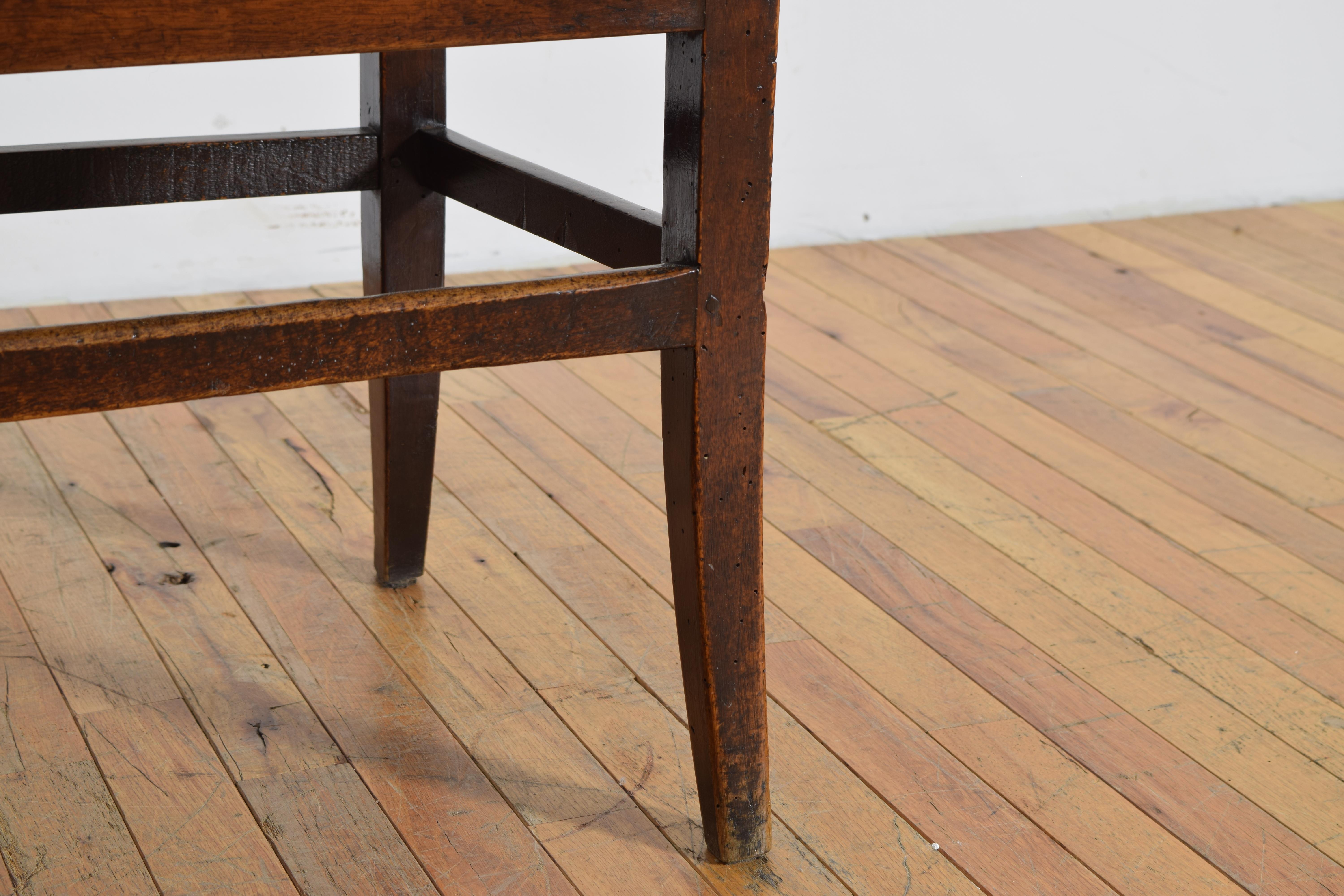 Italien, génois, petite chaise d'appoint néoclassique en noyer, vers 1820 en vente 2