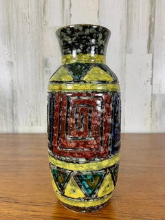 Italian Geometric Design Ceramic Vase