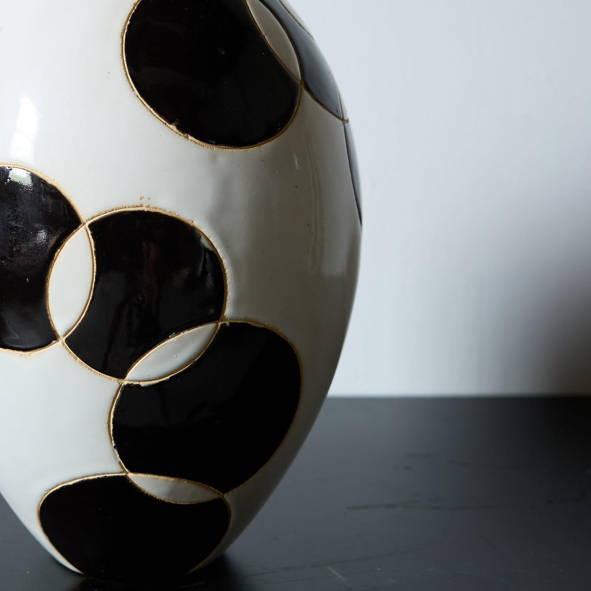 Vaso geometrico italiano, anni '50 In condizioni ottime in vendita a London, England