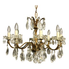 Italian Gilded 8-Light Antique Chandelier