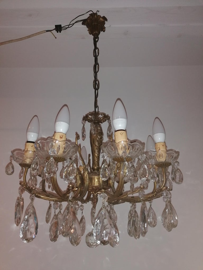 Baroque Chandeliers And Pendants 247 For At 1stdibs Crystal Chandelier Style Baroque Chandeliers And Pendants 247, Baroque Crystal Chandelier Ceiling Light Clear Blue