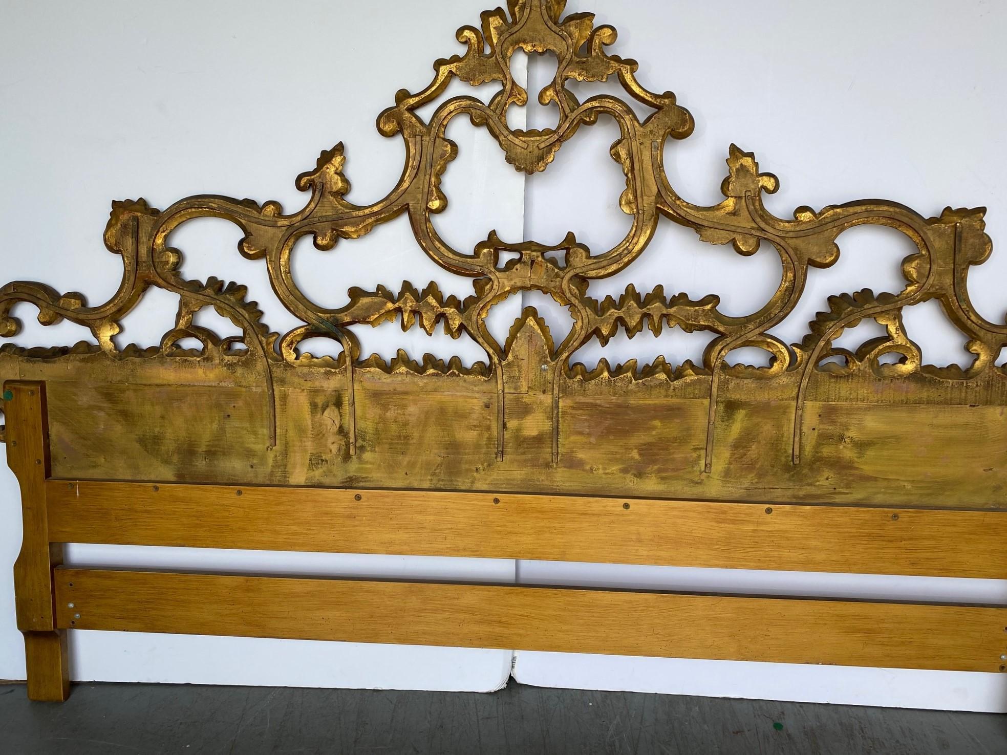 Italian Gilded King Size Headboard 1