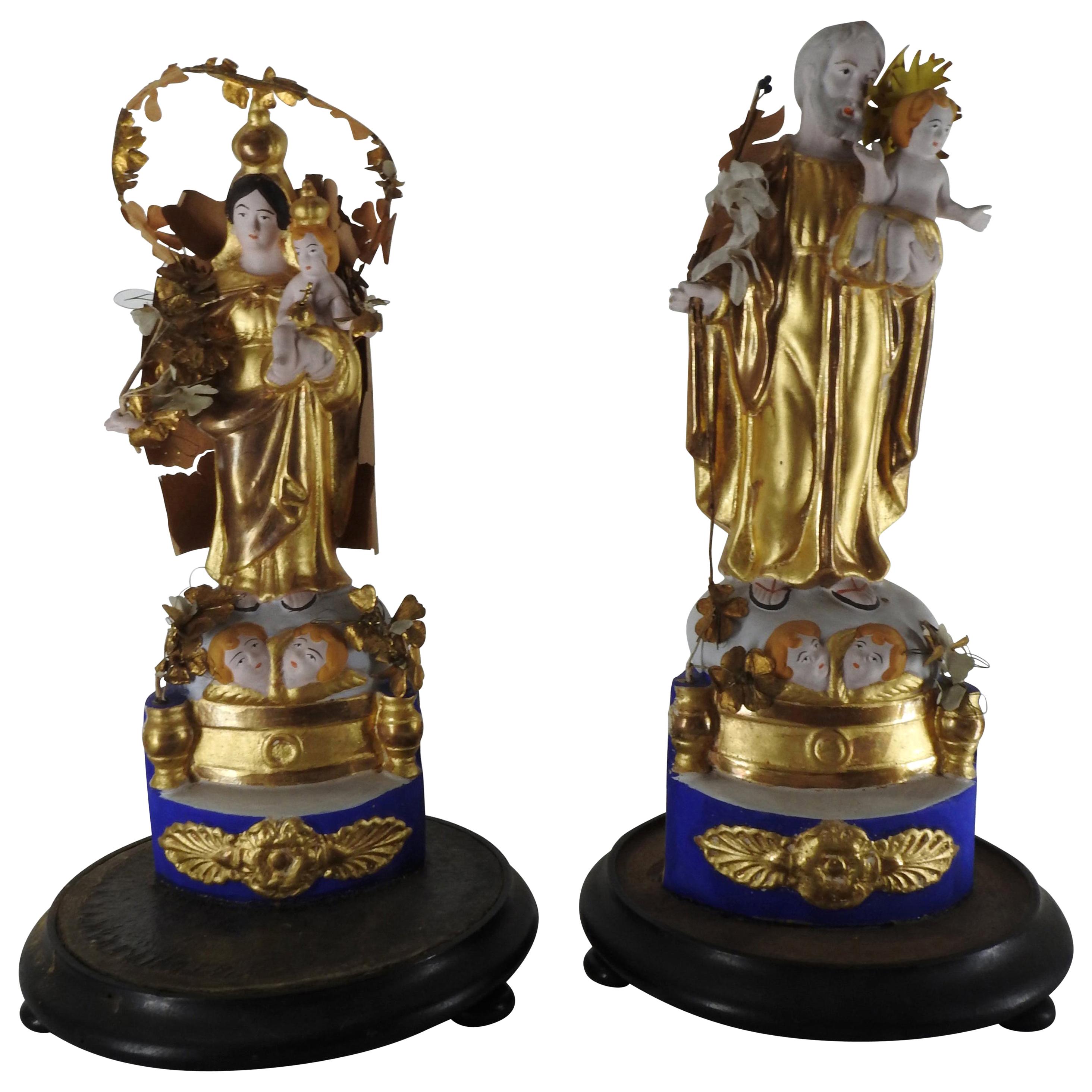 Italian Gilded Religious Sculptures For Sale at 1stDibs