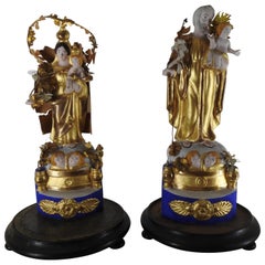 Italian Gilded Religious Sculptures