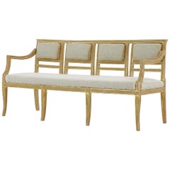 Italian Gilt and Painted Sofa